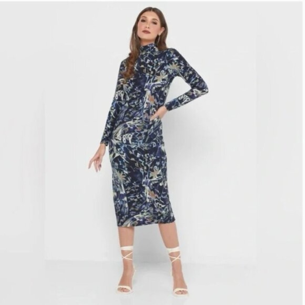 Ted Baker Long Sleeve Floral Dress